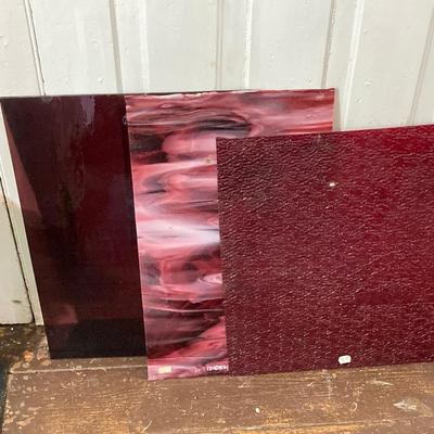 LOT 69: Stained Glass Crafters Collection - Assorted Glass, Framing, Tools, Supplies and More