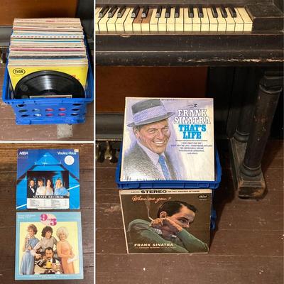 LOT 78: Vintage Album Collection - Frank Sinatra, Willie Nelson, Hank Williams, ABBA and Much More