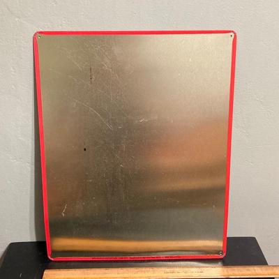 LOT 79: Vintage Album Collection (Elvis, Tom Jones, Engelbert Humperdinck and More) and Metal Enter at Your Own Risk Sign