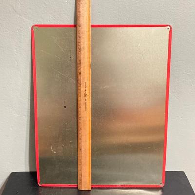 LOT 79: Vintage Album Collection (Elvis, Tom Jones, Engelbert Humperdinck and More) and Metal Enter at Your Own Risk Sign