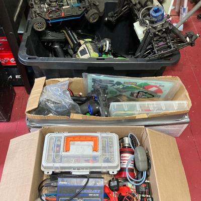 LOT 81: Huge RC Lot of Parts, Accessories and More
