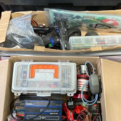 LOT 81: Huge RC Lot of Parts, Accessories and More
