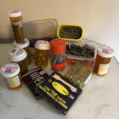 LOT 90: Tools, Hardware, Nails, Screws & More