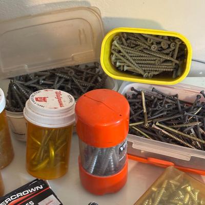 LOT 90: Tools, Hardware, Nails, Screws & More