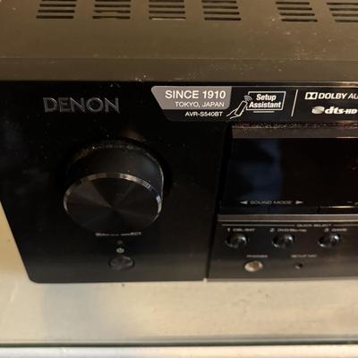 LOT 92: Denon AV Surround Sound Receiver Model AVR-S540BT