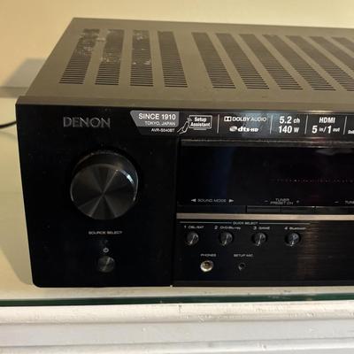 LOT 92: Denon AV Surround Sound Receiver Model AVR-S540BT