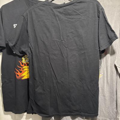 LOT 98: Concert/Band T-Shirts (4): Lynyrd Skynyrd, ZZ Top AC/DC