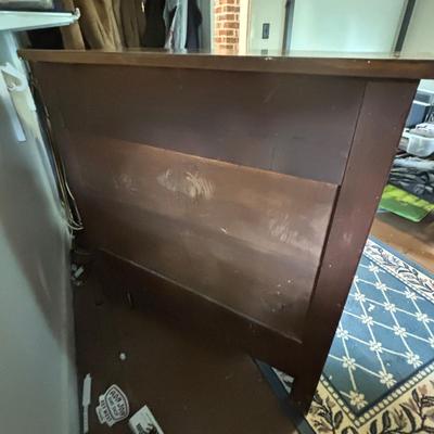 LOT 101: Empire Style Wood/Veneered Chest of Drawers
