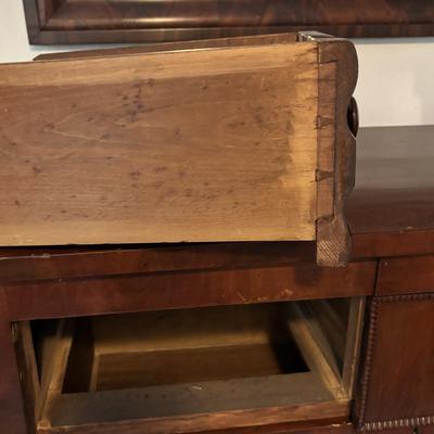LOT 101: Empire Style Wood/Veneered Chest of Drawers