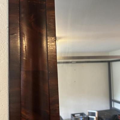 LOT 102: Wood Framed Mirror