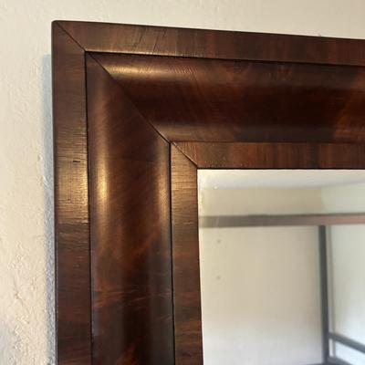 LOT 102: Wood Framed Mirror