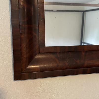 LOT 102: Wood Framed Mirror