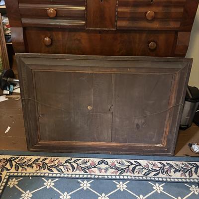 LOT 102: Wood Framed Mirror