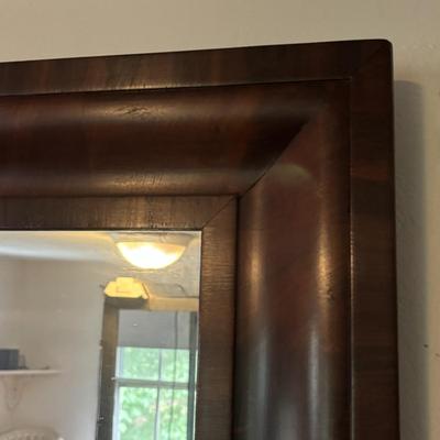 LOT 102: Wood Framed Mirror