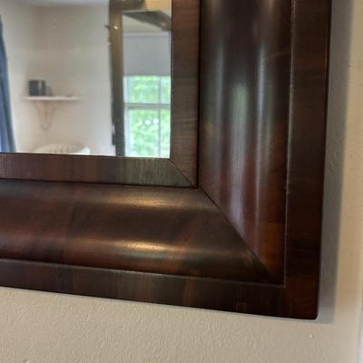 LOT 102: Wood Framed Mirror