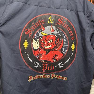 LOT 103: Bike Week in Daytona T-Shirts, Harley Davidson T-Shirt, Saints & Sinners Pub Shirt