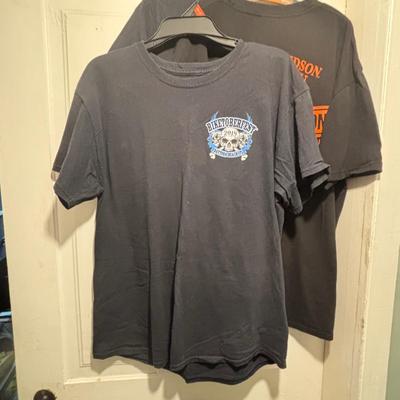 LOT 103: Bike Week in Daytona T-Shirts, Harley Davidson T-Shirt, Saints & Sinners Pub Shirt