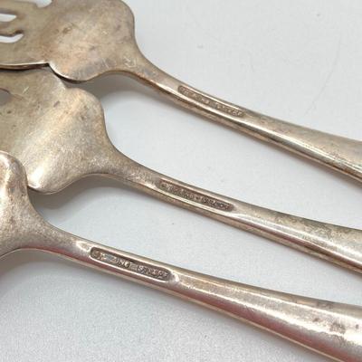 LOT 121: Steiff Sterling Flatware Collection - Tw 258.77g