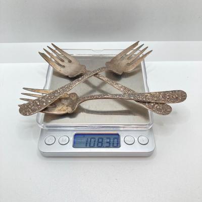 LOT 121: Steiff Sterling Flatware Collection - Tw 258.77g