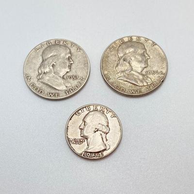LOT 124: Collection of Coins, Paper Currency and Tokens (Silver Included)