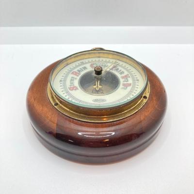 LOT 127: Vintage Stellar Germany Barometer, Pulsar Watch, Carved Wood Box, Starrett Yankee Steel Tape Measure in Box and Pair of Gemstones