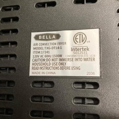 LOT 129: Bella Air Fryer, Proctor / Silex Rice Cooker and Proctor Silex Toaster