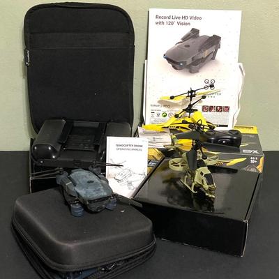 LOT 132: Large Collection of RC / Drone Equipment - Parts, Controllers, Accessories and More