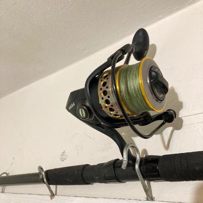 LOT 133: Daiwa 10 Foot Fishing Rod with Penn Battle Spinning Reel