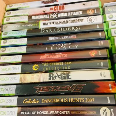 LO 192: Wooden Box Full of XBox 360 Games - Grand Theft Auto,Call of Duty, Assassin’s Creed and Many More