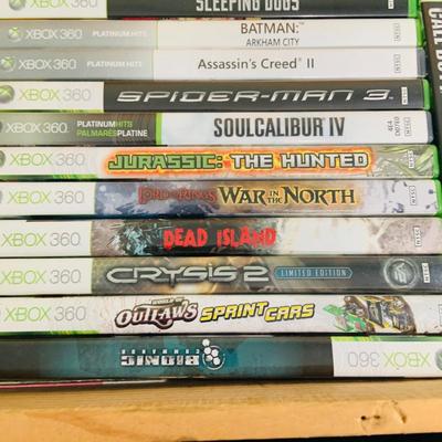 LO 192: Wooden Box Full of XBox 360 Games - Grand Theft Auto,Call of Duty, Assassin’s Creed and Many More