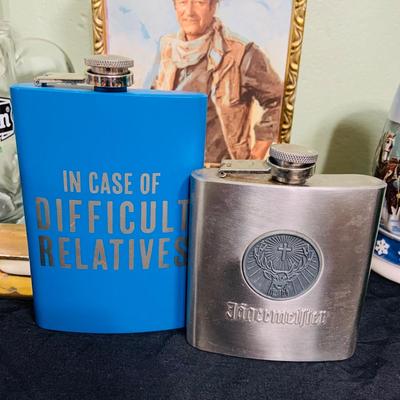 LOT 196: From the Bar - Bottles, Flasks, Mugs, Vintage Caps and More