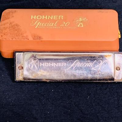LOT 197: Collection of Vintage Harmonicas by Lark, Horner, Schylling and Hero