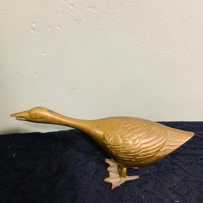 LOT 198: Collection of Brass and Metal Birds, and Hour Glass and Barometer