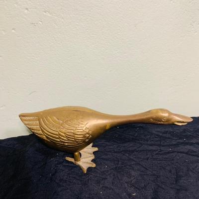 LOT 198: Collection of Brass and Metal Birds, and Hour Glass and Barometer