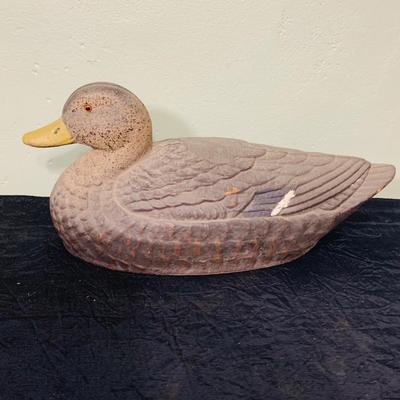 LOT 204: Set of Three (3) Vintage General Fibre Co Ariduk Duck Decoys and a Duck Mug