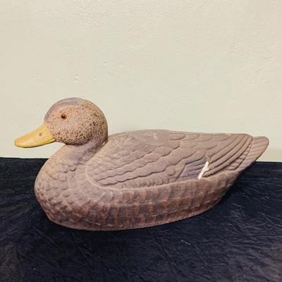LOT 204: Set of Three (3) Vintage General Fibre Co Ariduk Duck Decoys and a Duck Mug