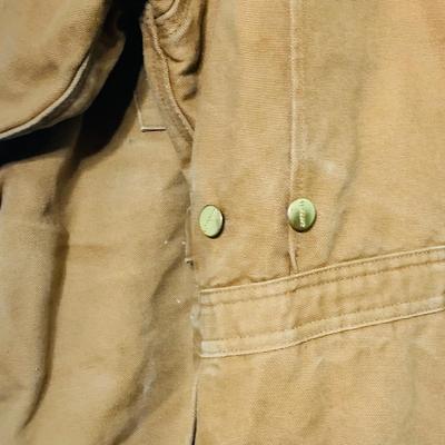 LOT 209: Carhartt Men’s Quilted Coveralls Size 50 Short