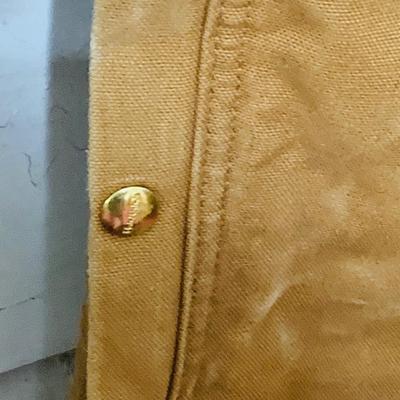 LOT 209: Carhartt Men’s Quilted Coveralls Size 50 Short