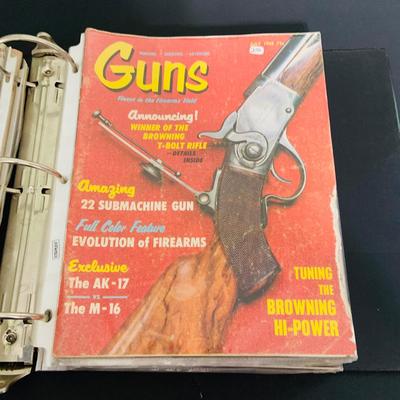 LOT 210: Collection of Firearm Literature Including Serra and Remington Bullet Reloading Manuals: Vintage Magazines- “Guns”, “Gun Sport”...