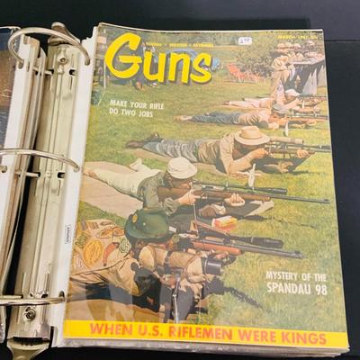 LOT 210: Collection of Firearm Literature Including Serra and Remington Bullet Reloading Manuals: Vintage Magazines- “Guns”, “Gun Sport”...