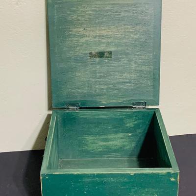 LOT 216: Primitive Inspired Collection Including Rustic Bird House, Vintage Storage Cabinet, Wall Art and More