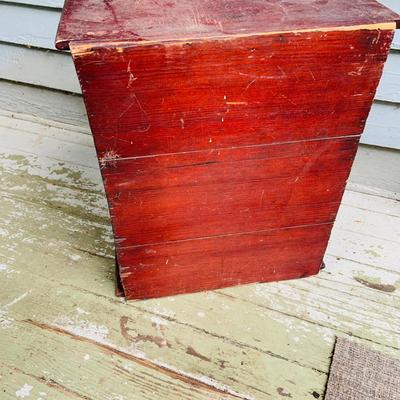 LOT 216: Primitive Inspired Collection Including Rustic Bird House, Vintage Storage Cabinet, Wall Art and More