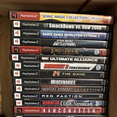 LOT 217: Play Station 2 Games