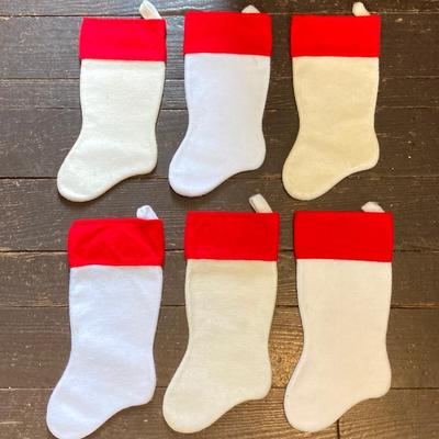 LOT 244: Large Collection of Vintage NFL Team Merry Christmas Stockings (27)