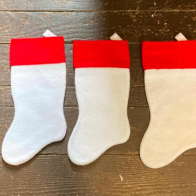 LOT 244: Large Collection of Vintage NFL Team Merry Christmas Stockings (27)