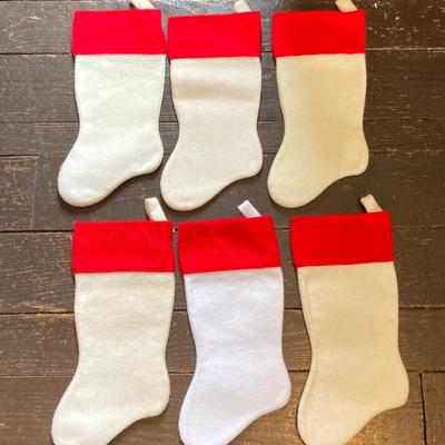 LOT 245: Vintage Merry Christmas NFL Teams Stocking Collection (21)