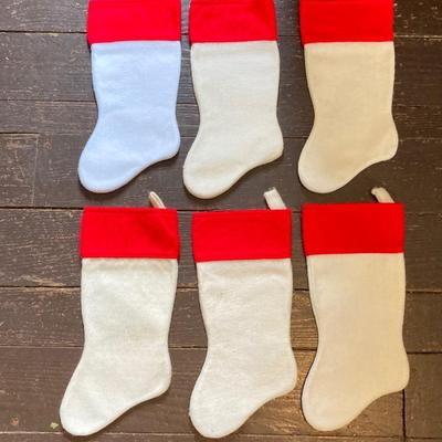 LOT 245: Vintage Merry Christmas NFL Teams Stocking Collection (21)