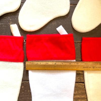 LOT 245: Vintage Merry Christmas NFL Teams Stocking Collection (21)