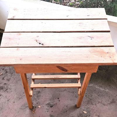 Square Wood Table