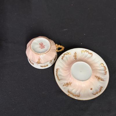 Elite Limoges demitasse and saucer